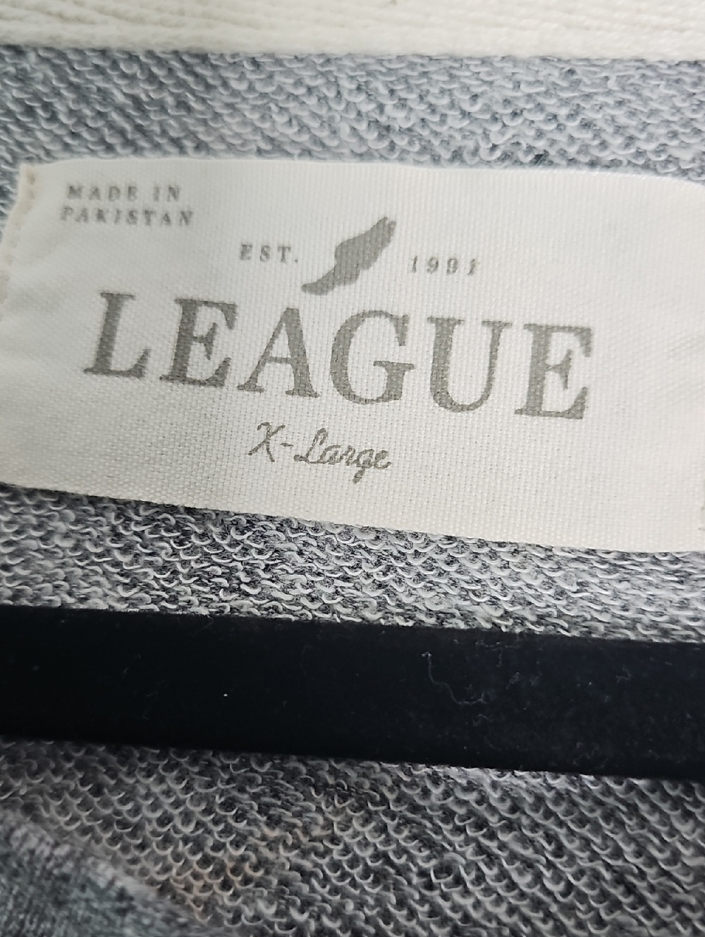 League Gray Camo 'YEE HAW BEER' Graphic Sweatshirt - Picture 4 of 4